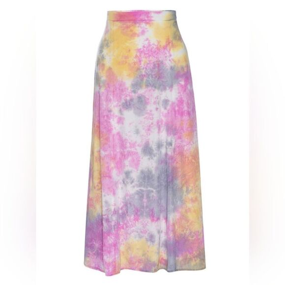 Nation LTD Juliana Midi Skirt In Topanga Canyon Tie Dye Size Small NWT - Picture 4 of 10